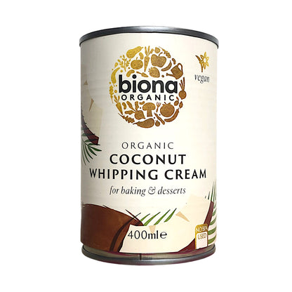 BIONA Organic Coconut Regular / Whipping Cream  - 400 ml tin