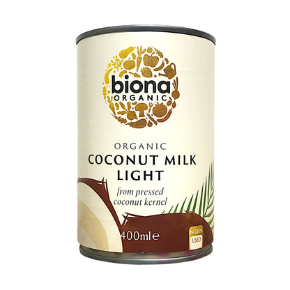 BIONA Organic Coconut Milk Regular / Light  - 400 ml tin