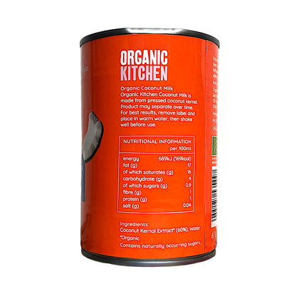 ORGANIC KITCHEN Coconut Milk - 400 ml tin