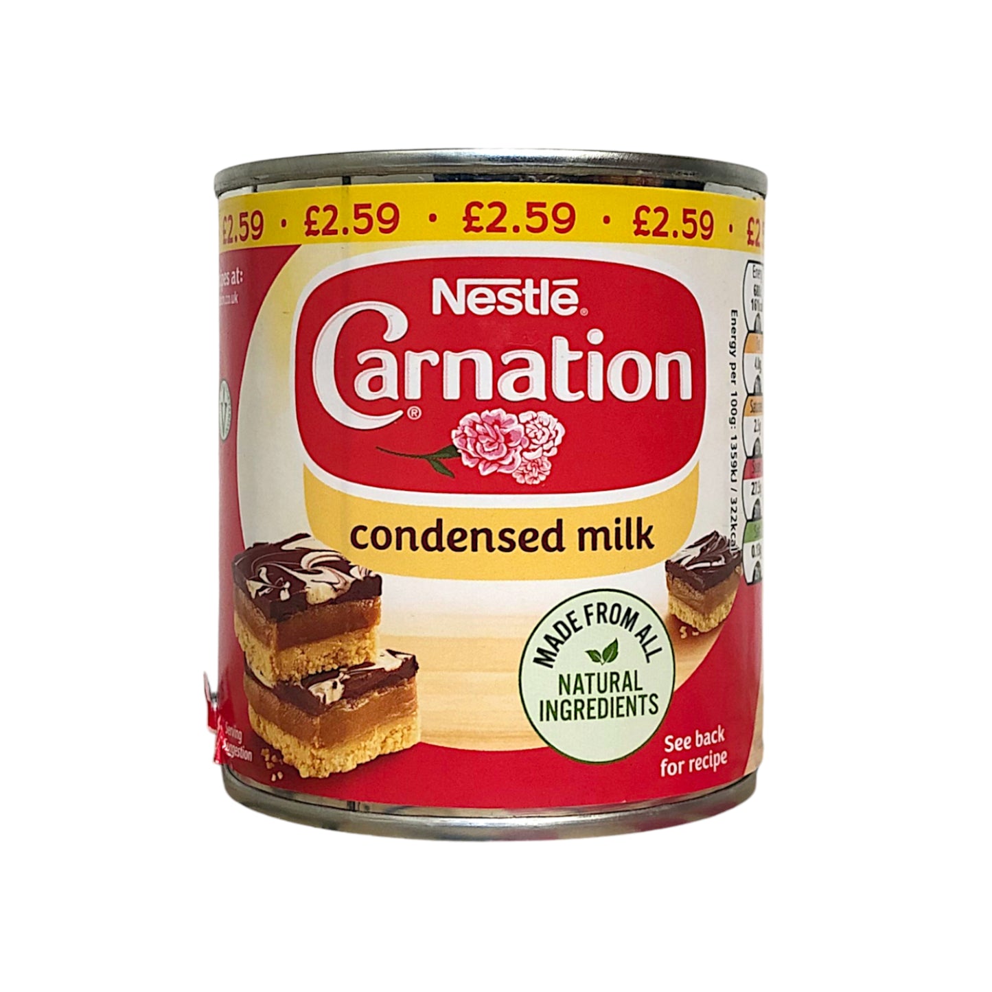 NESTLE CARNATION Condensed Milk / Caramel - 397 gr tin