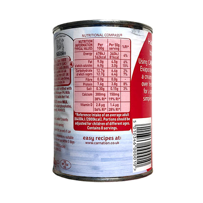 NESTLE CARNATION Evaporated Milk - 410 gr tin