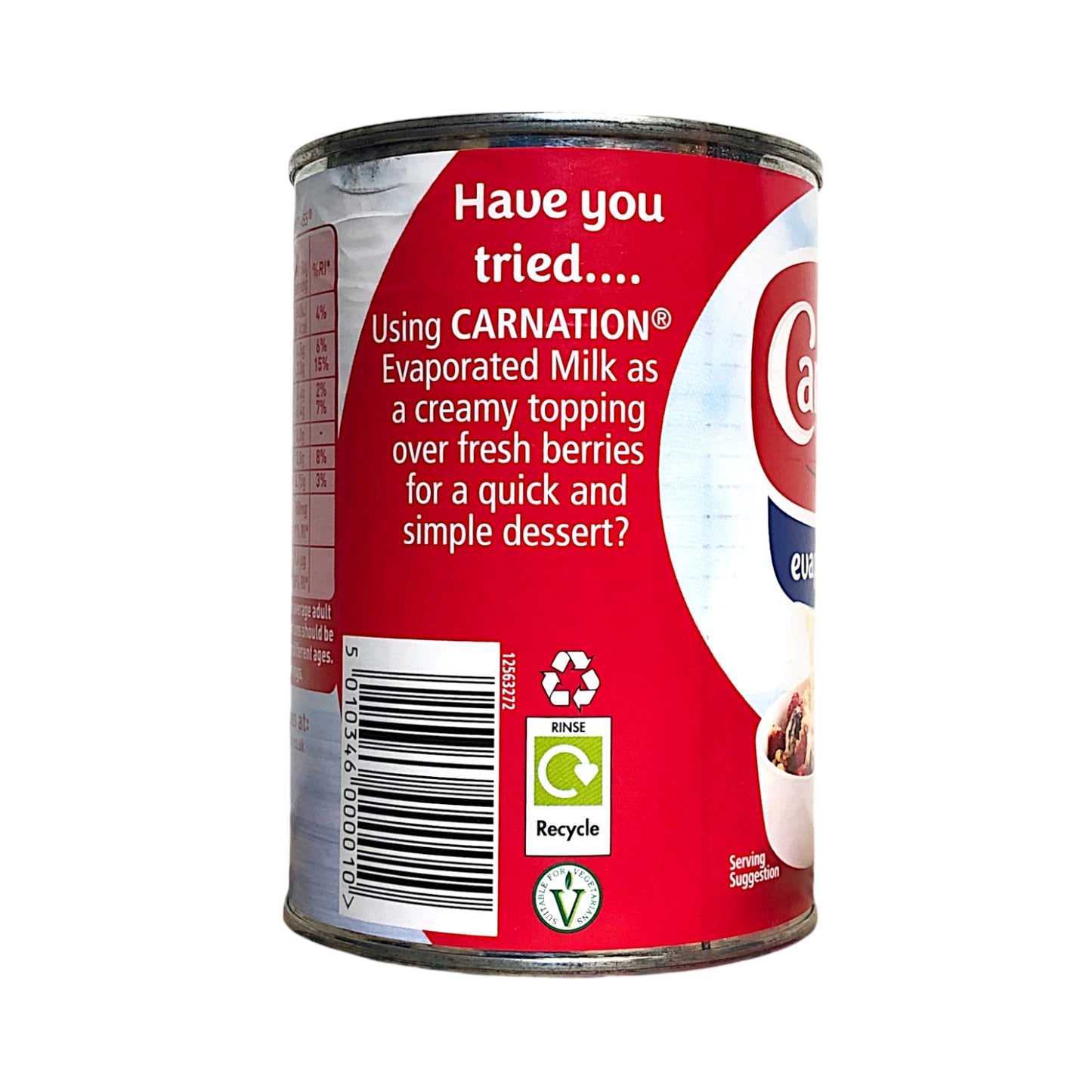 NESTLE CARNATION Evaporated Milk - 410 gr tin