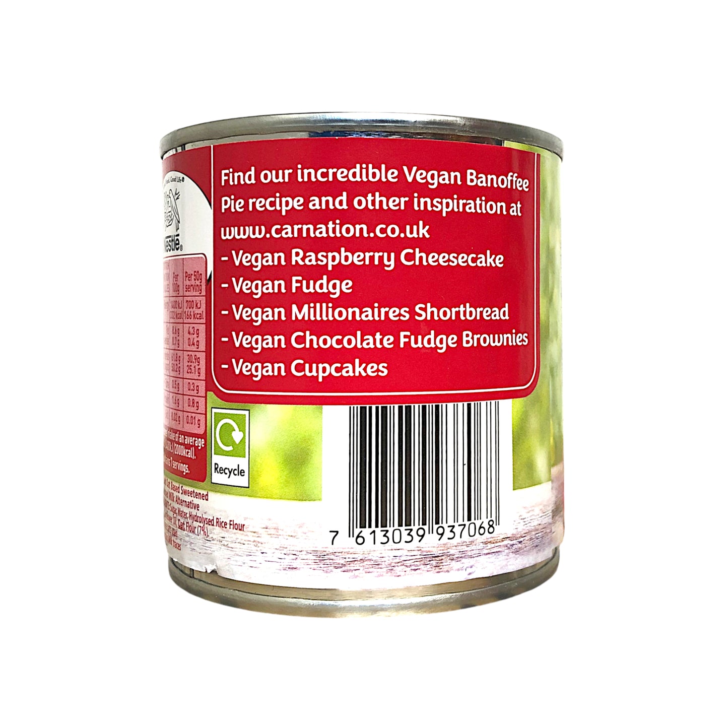 NESTLE CARNATION Vegan Condensed Milk Alternative - 370 gr tin