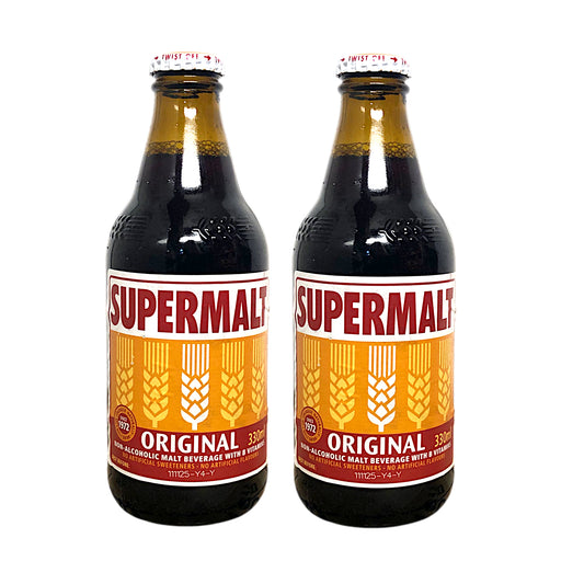 SUPERMALT Non-alcoholic Malt Beverage - 2 x 330 ml bottle