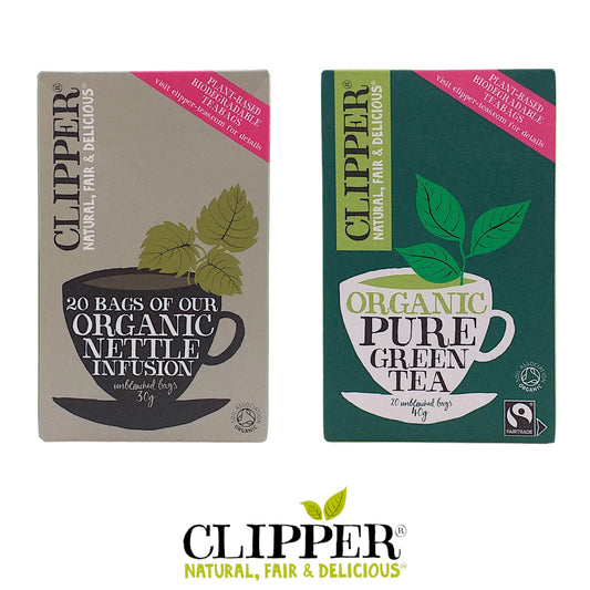 CLIPPER Organic Teas and Infusions Multiple Flavours - 30/40 gr. pack