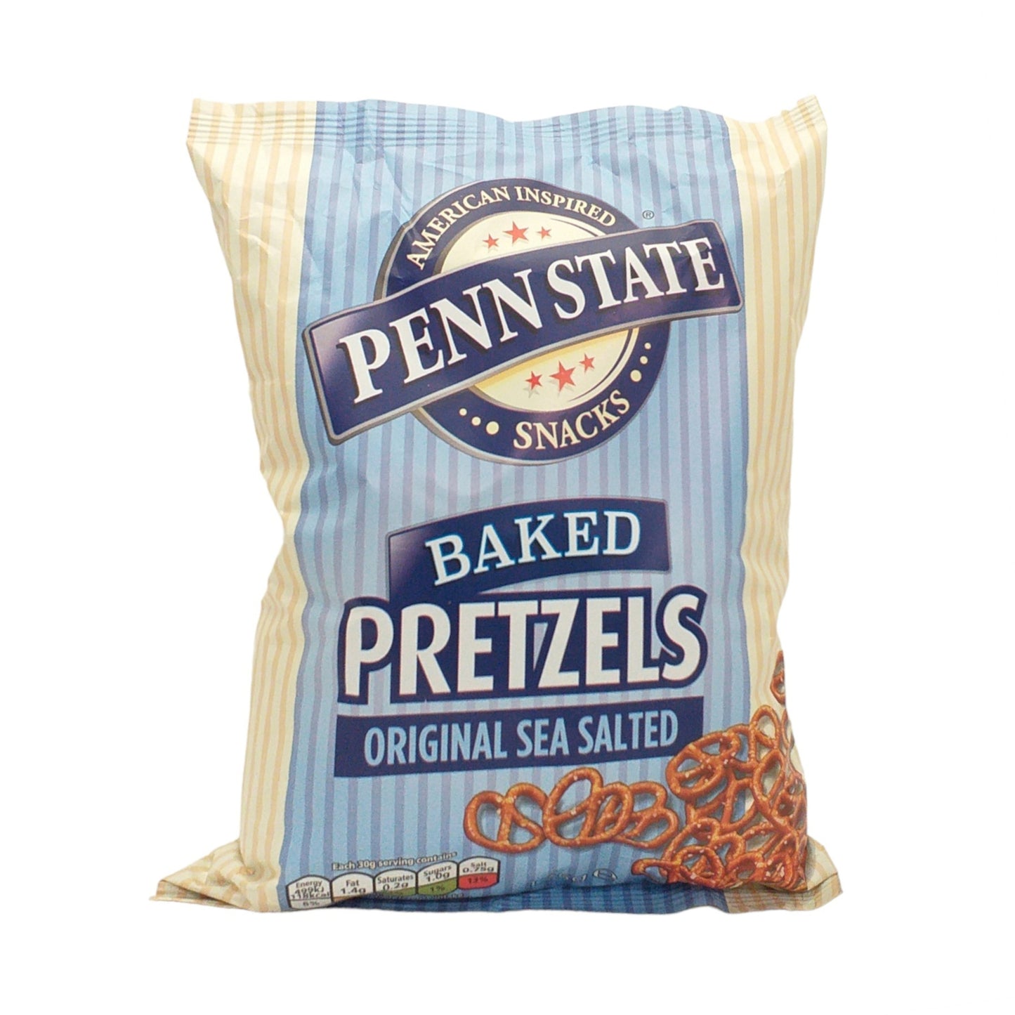 PENN STATE Baked Pretzels Sea Salt / Roasted Chili / Sour Cream and Chives - 2 x 65 gr. packs