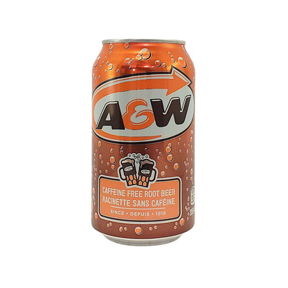 A&W Cream Soda / Caffeine Free Root Beer - 2 x 355 ml. can