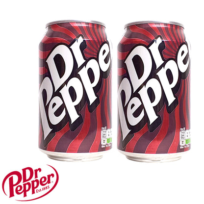 DR PEPPER Original / Cream / Cherry / Strawberry Cream Soda - 2 x 355 ml. cans