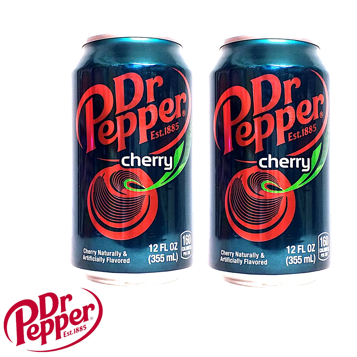 DR PEPPER Original / Cream / Cherry / Strawberry Cream Soda - 2 x 355 ml. cans