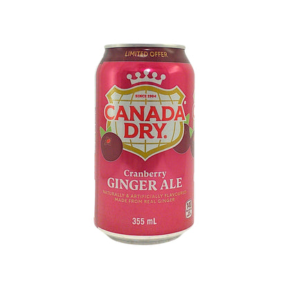 CANADA DRY Ginger Ale Original / Cranberry - 2 x 355 ml. cans