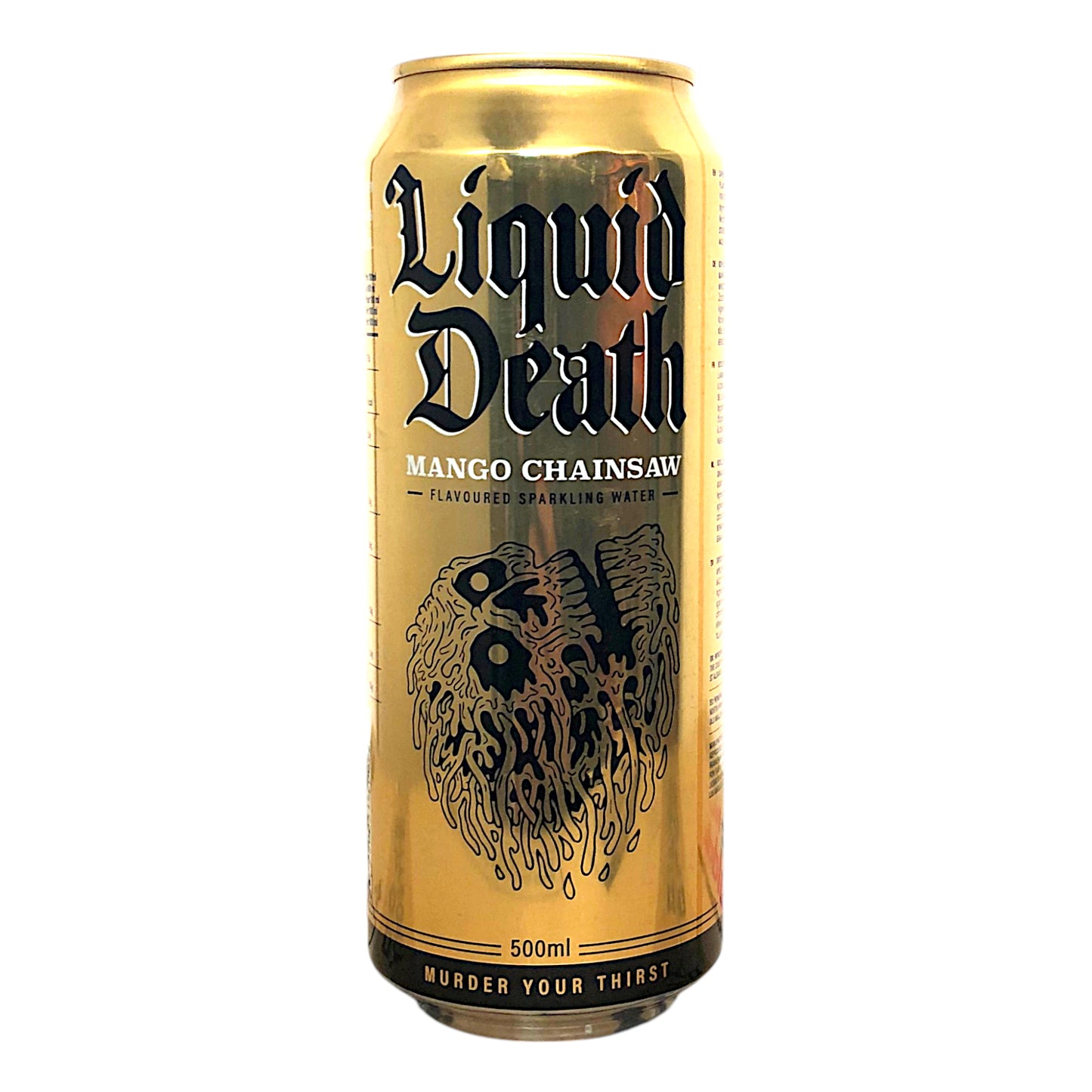 LIQUID DEATH Sparkling / Still / Mango Chainsaw Water - 2 x 500 ml. bottle