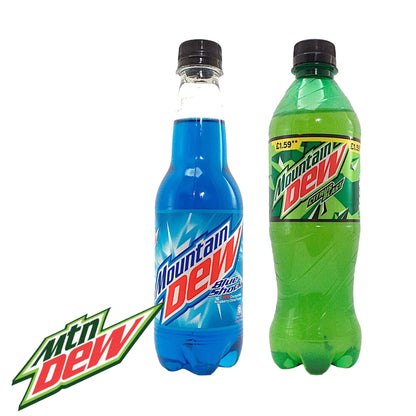 Mountain Dew Original Citrus / Blue Shock - 2 x 500 ml. bottles