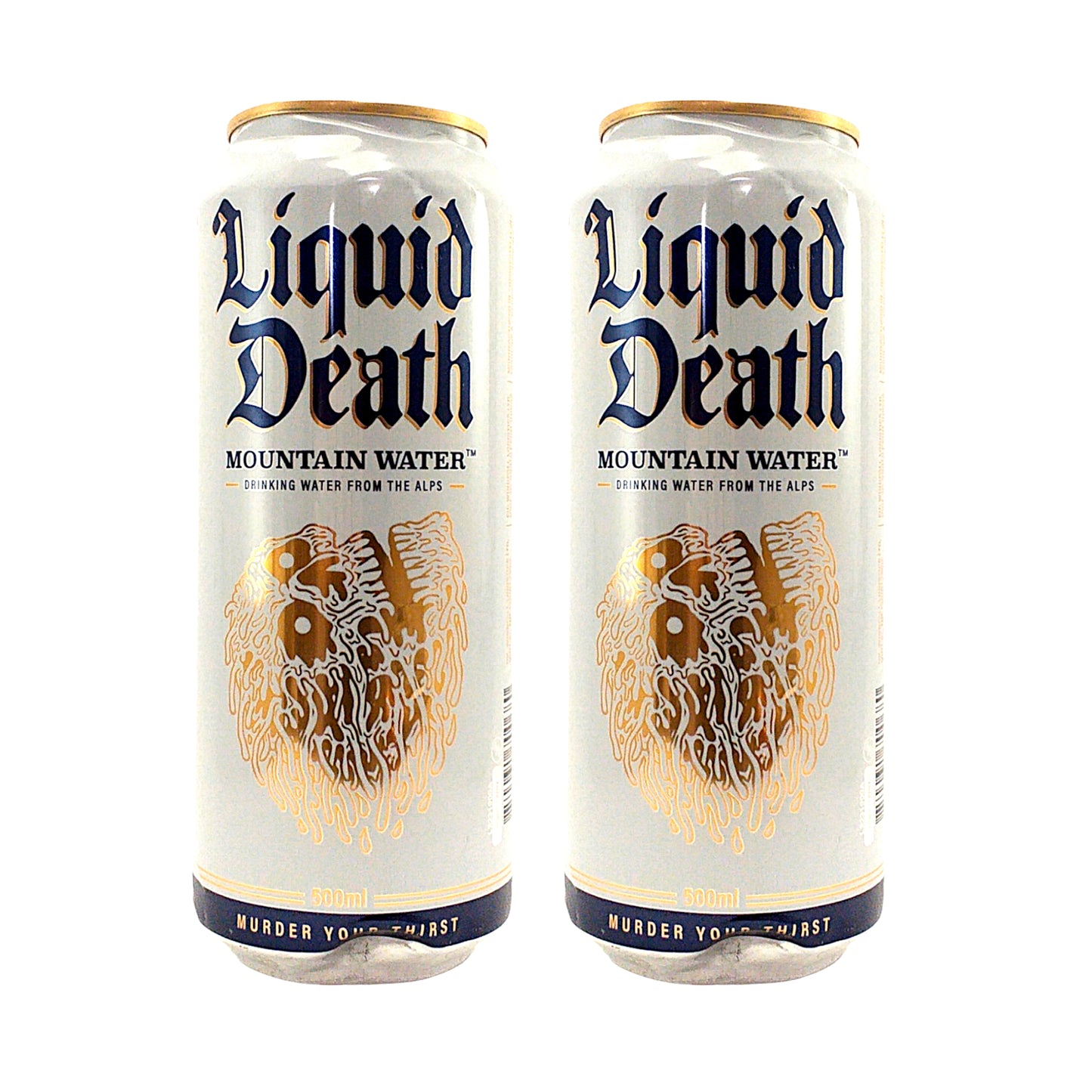 LIQUID DEATH Sparkling / Still Natural Water - 2 x 500 ml. bottle