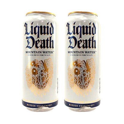 LIQUID DEATH Sparkling / Still Natural Water - 2 x 500 ml. bottle