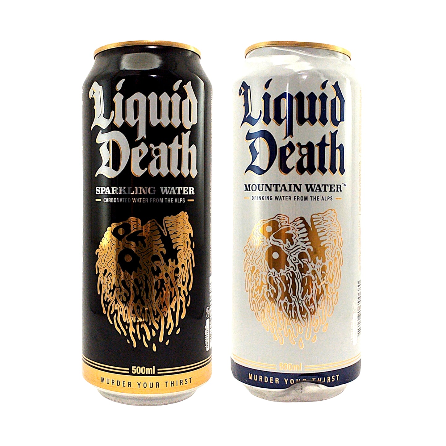 LIQUID DEATH Sparkling / Still Natural Water - 2 x 500 ml. bottle