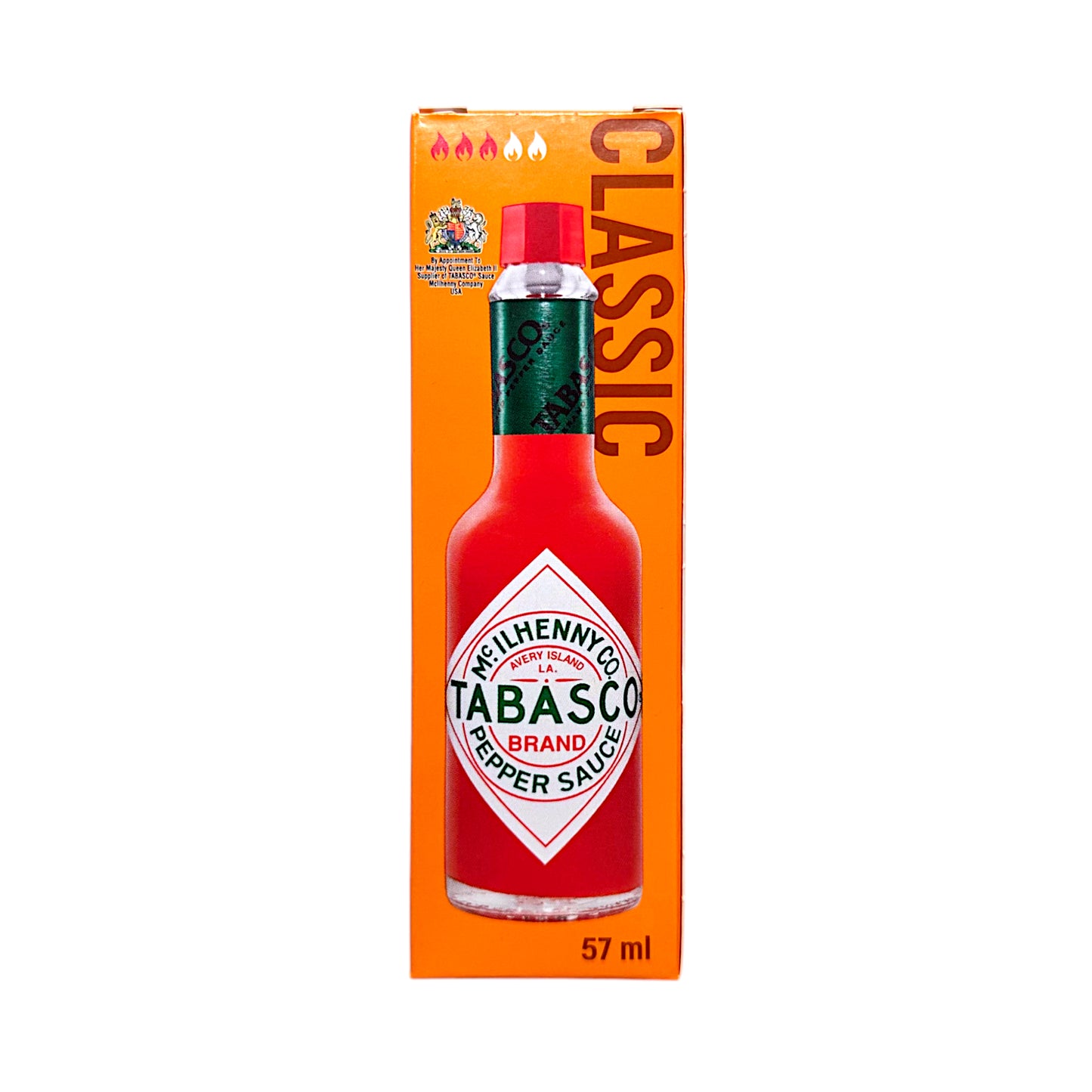 TABASCO Classic / Habanero / Jalapeno Hot Sauce - 57 ml bottle