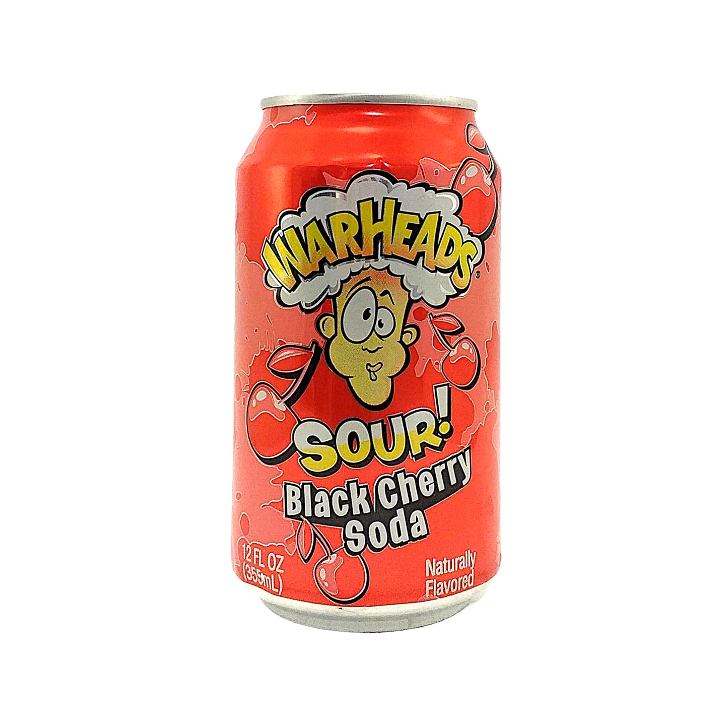 WARHEADS SOUR Drink Soda Black Cherry / Lemon / Watermelon / Raspberry - 2 x 355 ml. can