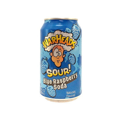 WARHEADS SOUR Drink Soda Black Cherry / Lemon / Watermelon / Raspberry - 2 x 355 ml. can