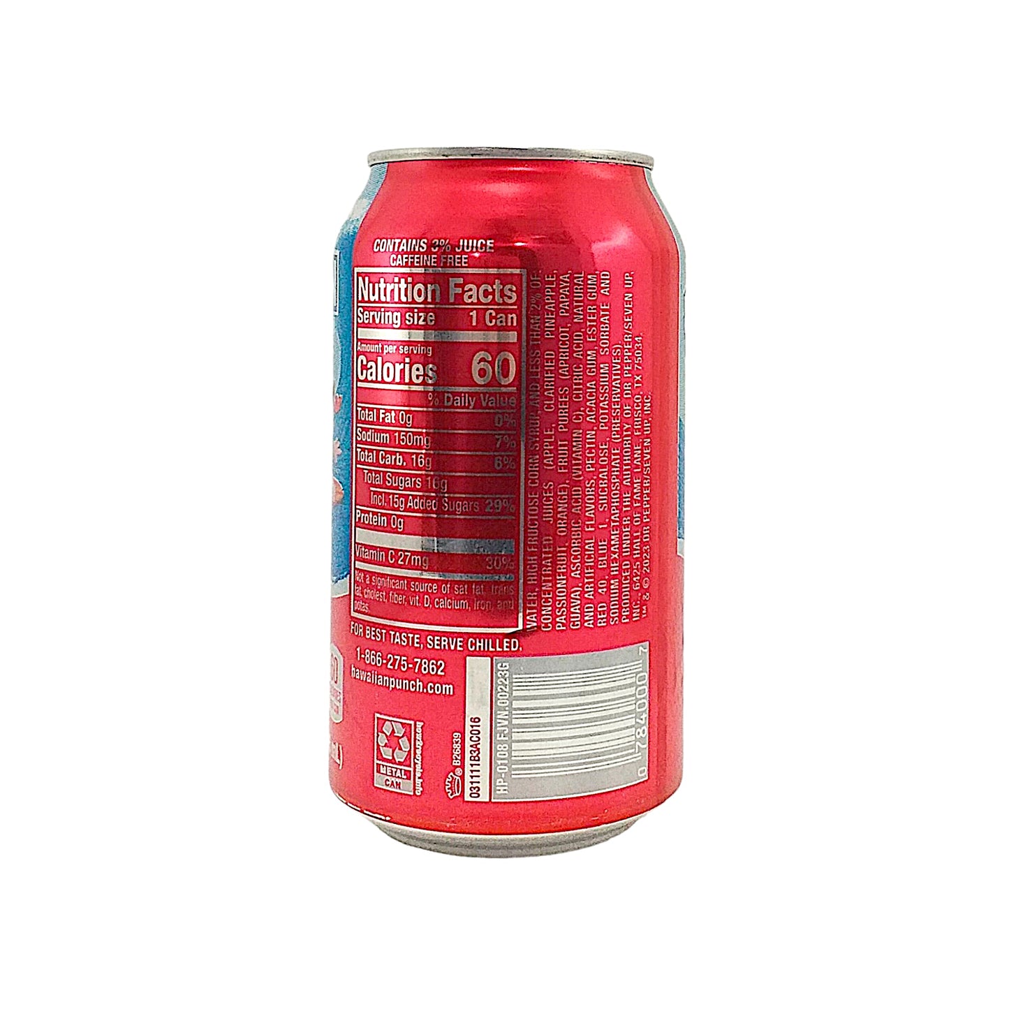 HAWAIIAN PUNCH Fruit Juicy Red - 2 x 355 ml. cans