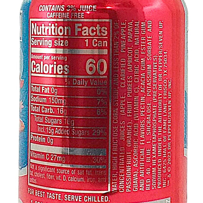 HAWAIIAN PUNCH Fruit Juicy Red - 2 x 355 ml. cans