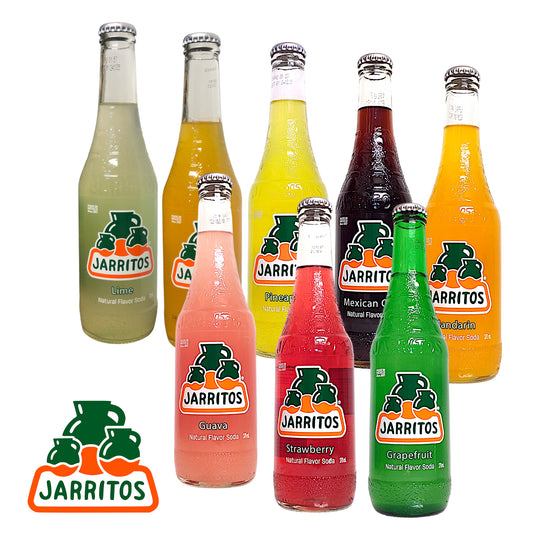 JARRITOS Soda Strawberry / Grapefruit / Guava / Mandarin / Cola / Pineapple / Mango / Lime - 2 x 370 ml. bottle