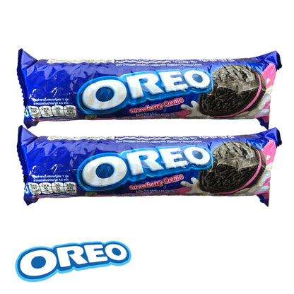 OREO Cookies Blueberry / Strawberry Cream VIETNAM IMPORT - 2 x 119 gr. pack