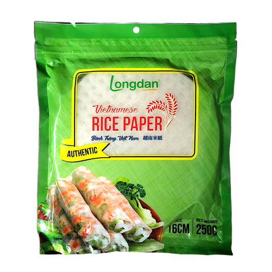 LONGDAN Vietnamese Rice Paper / Summer Roll / Fried / Brown Rice - 250 / 500 gr. pack