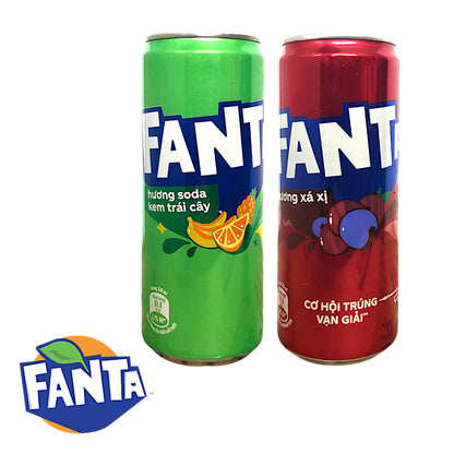 FANTA Fruity Cream / Sansi Flavour - 2 x 250 ml can