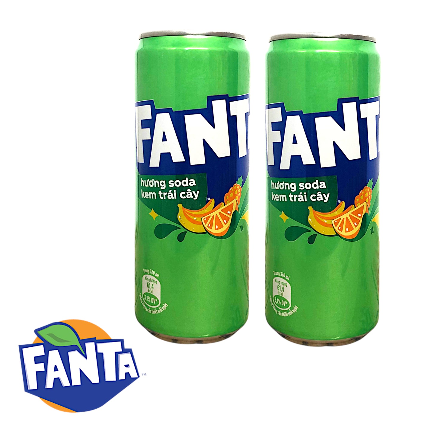 FANTA Fruity Cream / Sansi Flavour - 2 x 250 ml can