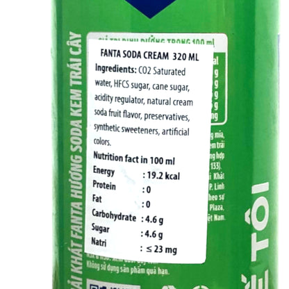 FANTA Fruity Cream / Sansi Flavour - 2 x 250 ml can