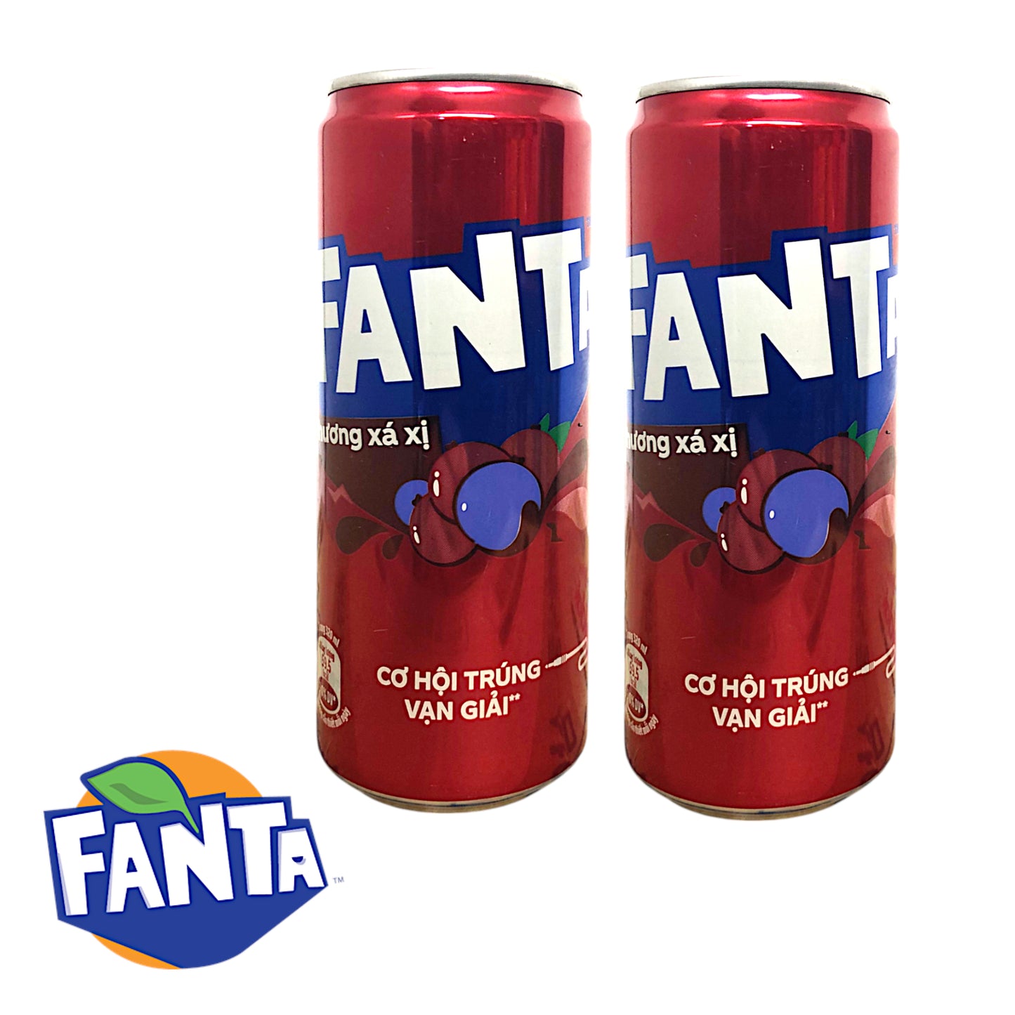 FANTA Fruity Cream / Sansi Flavour - 2 x 250 ml can