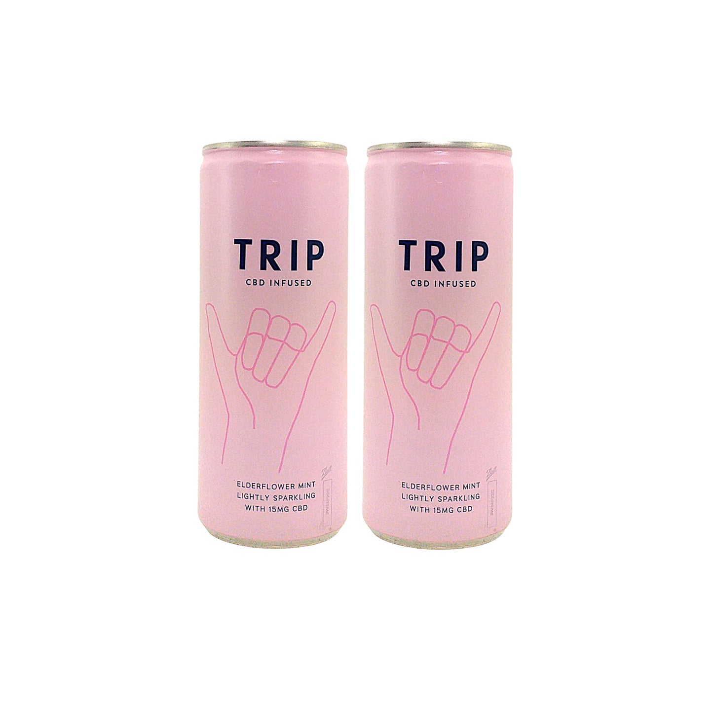 TRIP Drinks Cold Brew Coffee / Peach Ginger / Elderflower Mint / Lemon Basil - 2 x 250 ml. can