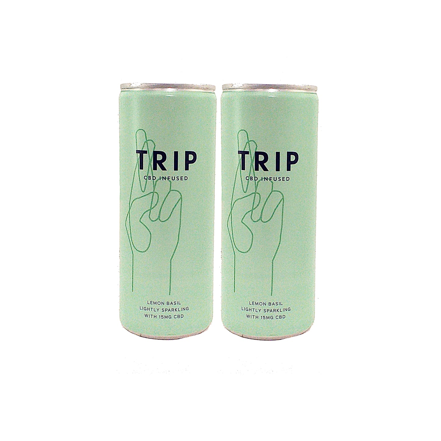 TRIP Drinks Cold Brew Coffee / Peach Ginger / Elderflower Mint / Lemon Basil - 2 x 250 ml. can