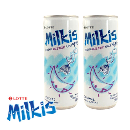 MILKIS Milk and Yogurt Soda - 2 x 250 ml can