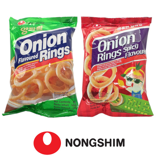 NONGSHIM Onion Rings Flavoured / Spicy - 2 x 50 gr. pack