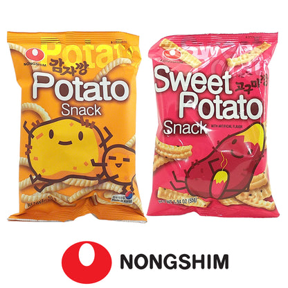 NONGSHIM Potato / Sweet Potato Snack - 2 x 50 gr. packs