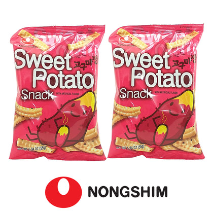 NONGSHIM Potato / Sweet Potato Snack - 2 x 50 gr. packs