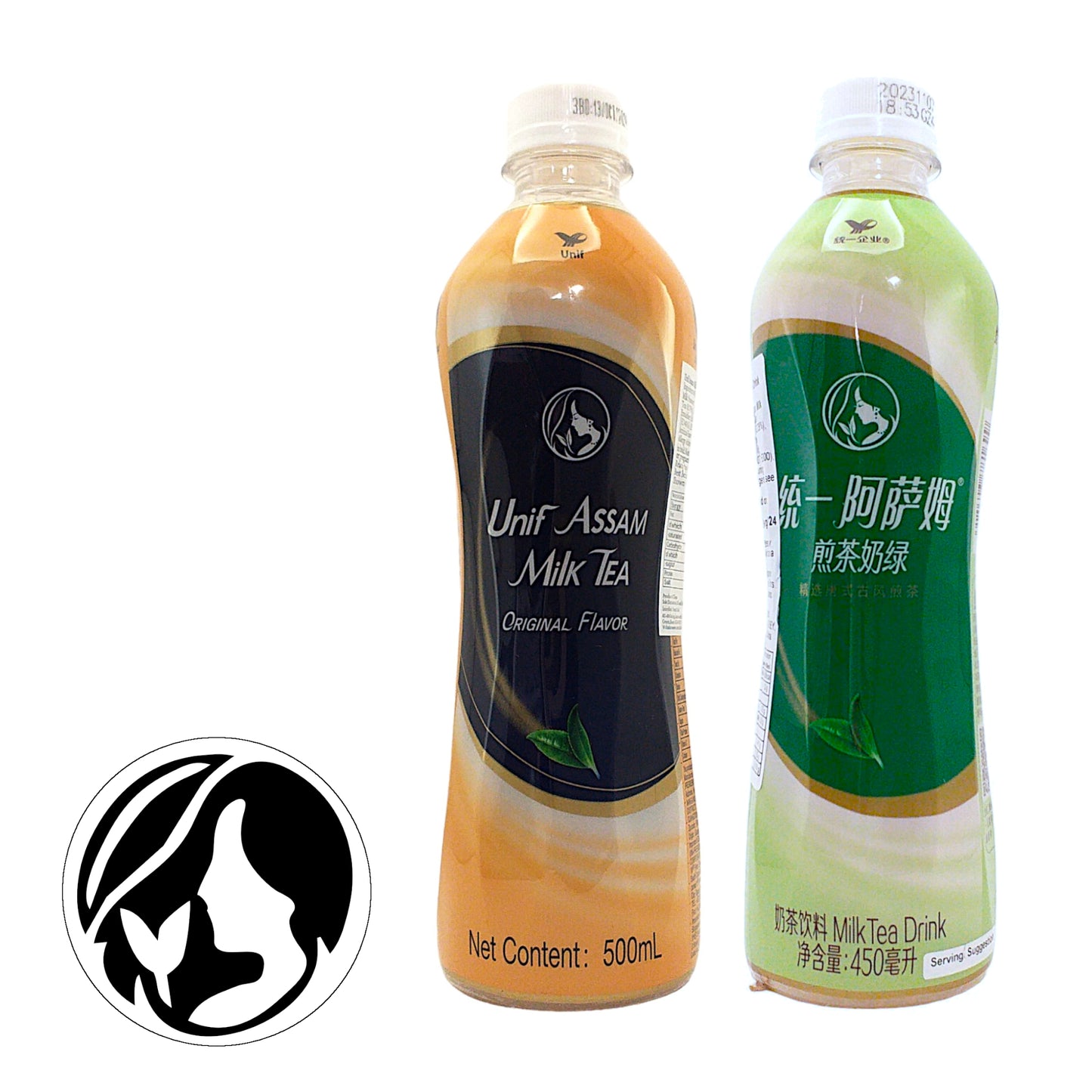 UNIF ASSAM Milk Tea / Green Milk Tea - 2 x 500 ml. bottle