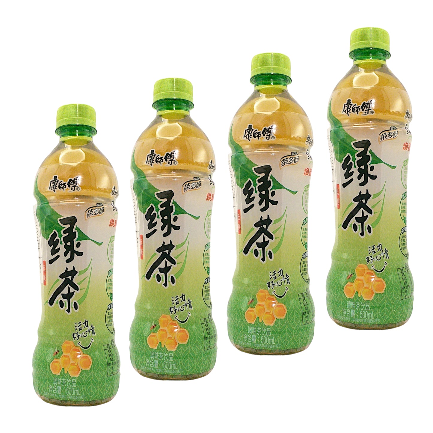 MASTER KONG Green Tea Honey Iced Tea - 2 x 500 ml. bottle