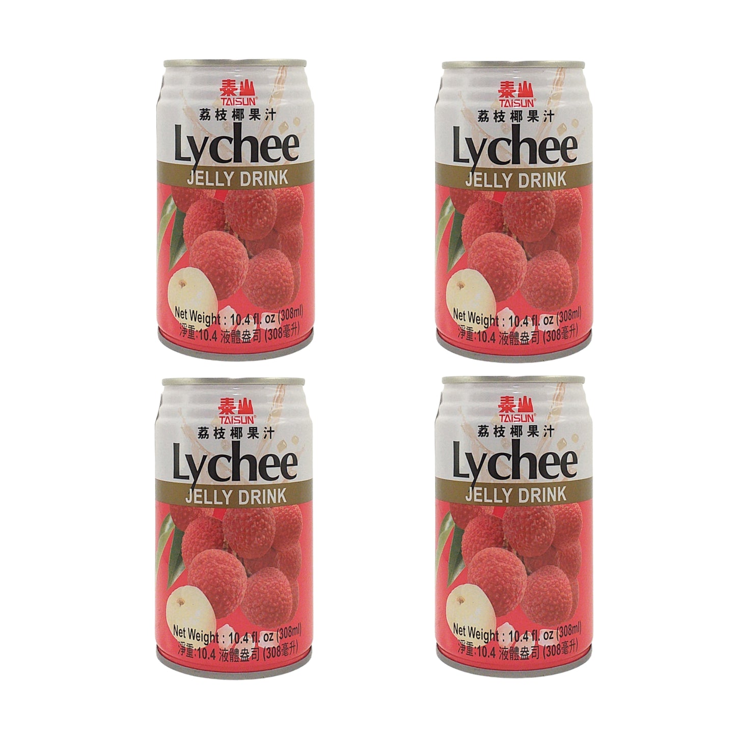 TAISUN Lychee Jelly Drink - 2 x 308 ml. can