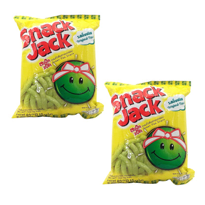 SNACK JACK Classic Green Pea Snack - 2 x 62 gr. pack