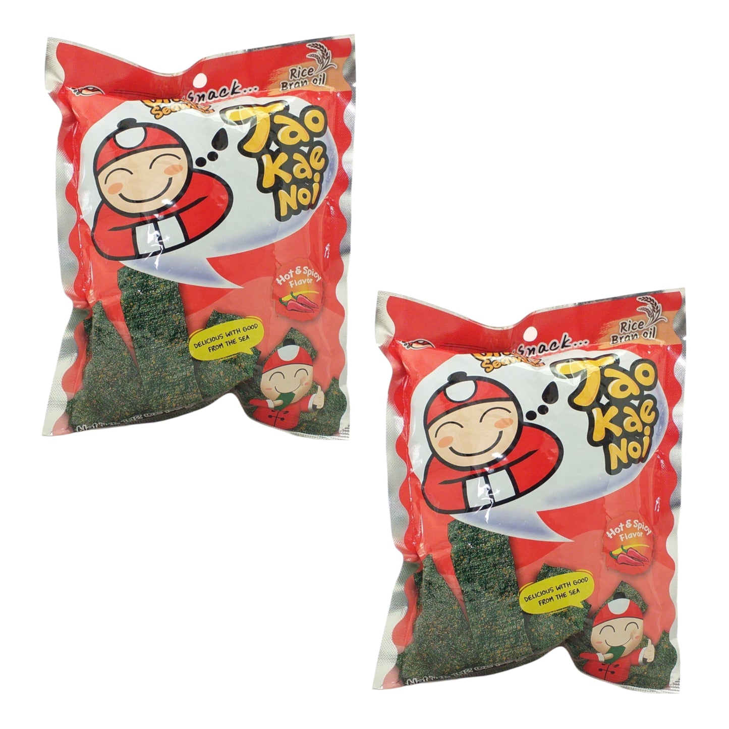 TAO KAE NOI Crispy Seaweed Original / Spicy - 2 x 32 gr. pack