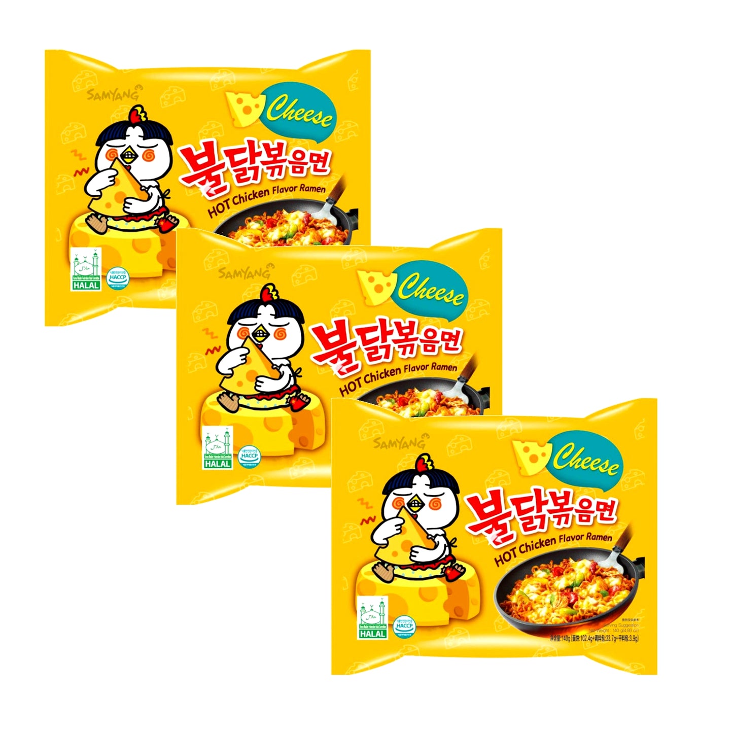 Samyang CHEESE Instant Noodles Ramen 1/2/3/4/5/10/20 packs