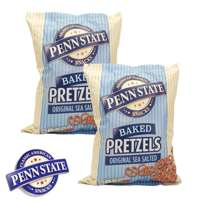 PENN STATE Baked Pretzels Sea Salt / Roasted Chili / Sour Cream and Chives - 2 x 65 gr. packs