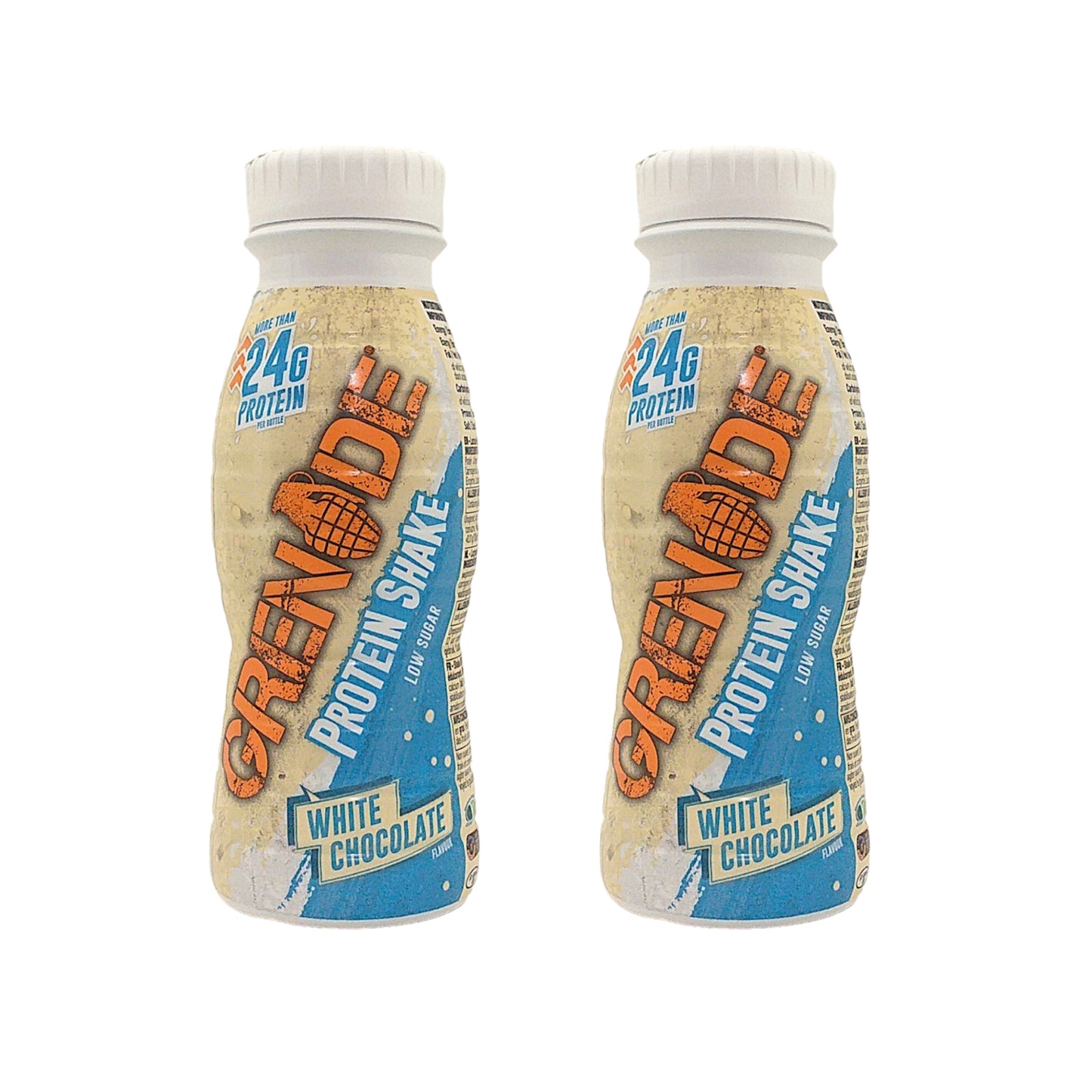 GRENADE Protein Shake White Chocolate / Fudge Brownie / Strawberry Cream - 2 x 330 ml. bottle